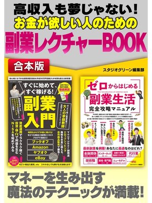 cover image of 高収入も夢じゃない! お金が欲しい人のための副業レクチャーBOOK